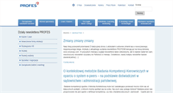 Desktop Screenshot of newsletter.profes.com.pl