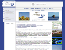 Tablet Screenshot of profes.at